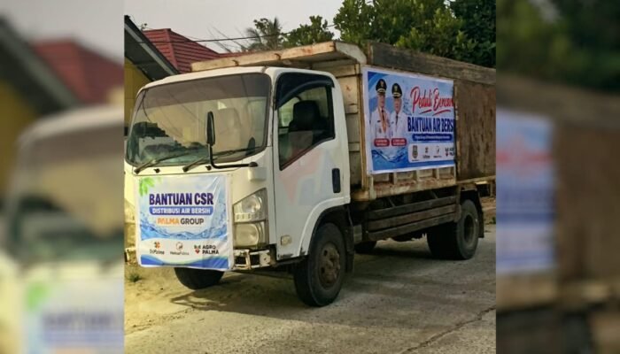 Peduli Warga, Palma Group dan Pemkab Gorontalo Salurkan Air Bersih
