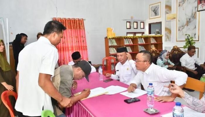 Lindungi Tempat Ibadah, Wabup Lahmuddin Kawal Langsung Pemberkasan Wakaf