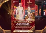 Ketua Dekranasda Boalemo Bawa Sulaman Karawo Bersinar di Kancah Nasional.(Foto Istimewa)