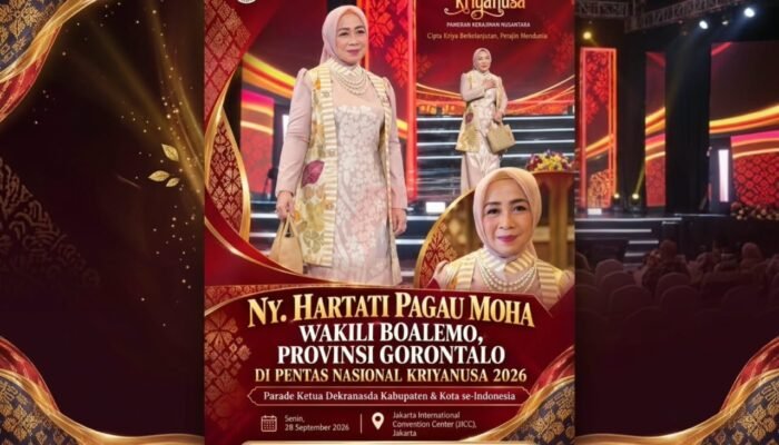 Anggun Berbalut Karawo, Boalemo Curi Perhatian di Kriya Nusa 2026