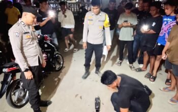 Tertibkan Knalpot Brong hingga Miras, Kapolsek Popayato: Mari Bersama Jaga Keamanan dan Kenyamanan