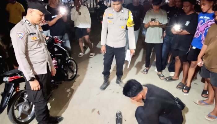 Tertibkan Knalpot Brong hingga Miras, Kapolsek Popayato: Mari Bersama Jaga Keamanan dan Kenyamanan