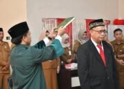 dr. Roni H. Imran Resmi Pimpin RSUD drg. Clara Gobel, Pemkab Boalemo Targetkan Peningkatan Layanan.(Foto: Arif)