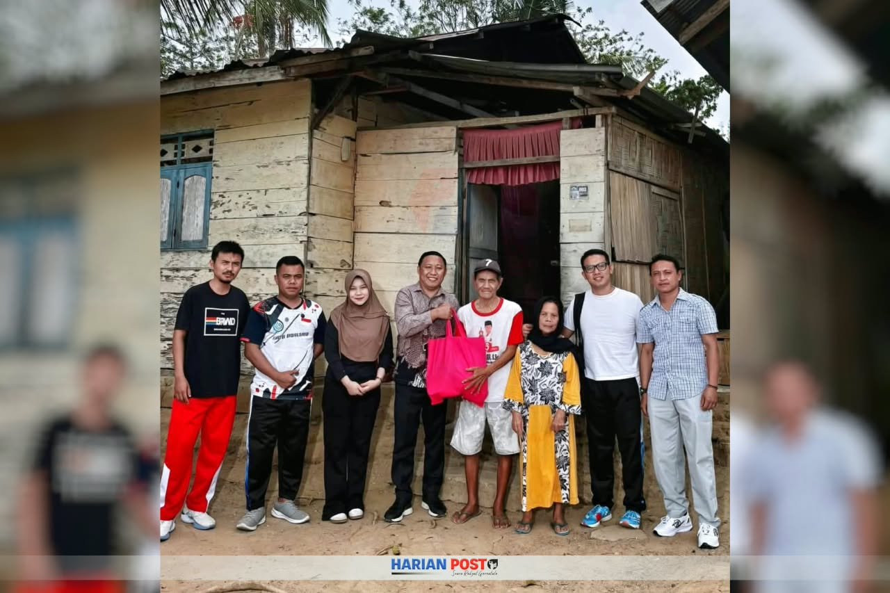 Wujud Kepedulian, Perumda Tirta Boalemo Salurkan Sembako bagi Warga Kurang Mampu.(Foto Istimewa)