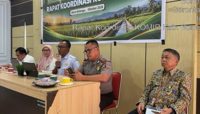 Antisipasi Kekeringan, Komisi Irigasi Bone Bolango Perkuat Koordinasi Lintas Sektor
