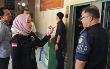 Ombudsman Sisir Blok Hunian Warga Binaan Lapas Kelas IIA Gorontalo (Sumber Foto : Humas Lapas)