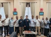 audiensi Tim Direktorat Panas Bumi Kementerian ESDM yang dipimpin Inspektur Ahli Muda Panas Bumi, Joni Rahmatsyah, bersama Sekretaris Daerah Kabupaten Bone Bolango, Iwan Mustapa
