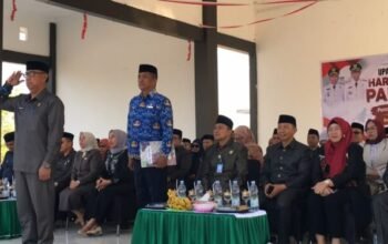 Asisten I Setda Bone Bolango, Pimpin Upacara Hari Kesaktian Pancasila.(Foto Diskominfo Bone Bolango)