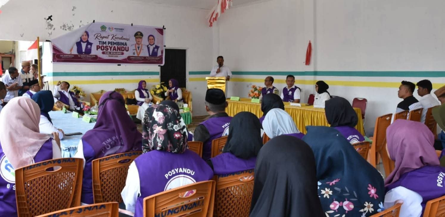 Transformasi Posyandu, Bupati Boalemo, Rum Pagau Dorong Pelayanan Menyeluruh.(Foto: Prokopim Boalemo)
