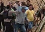 Bawa Parang Rusak Talang di Tambang Saripi, Aksi Security PT PG Gorontalo Disorot.(Foto Istimewa)