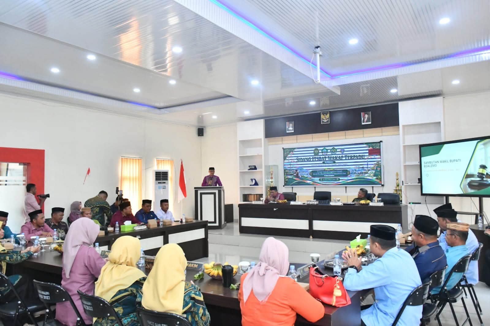 Pemkab Boalemo Gelar Sidang Isbat Terpadu demi Kepastian Hukum Tanah Wakaf.(Foto: Arif)