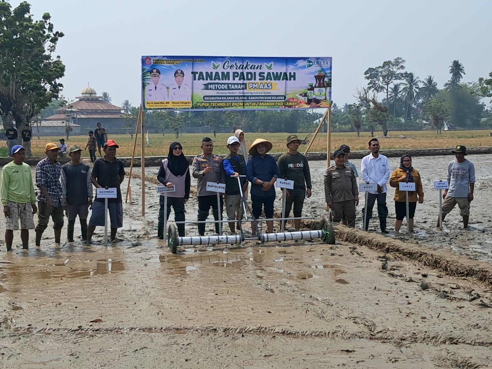 Bone Bolango Resmikan Pertanian Modern PM-AAS.(Foto: Diskominfo Bone Bolango)