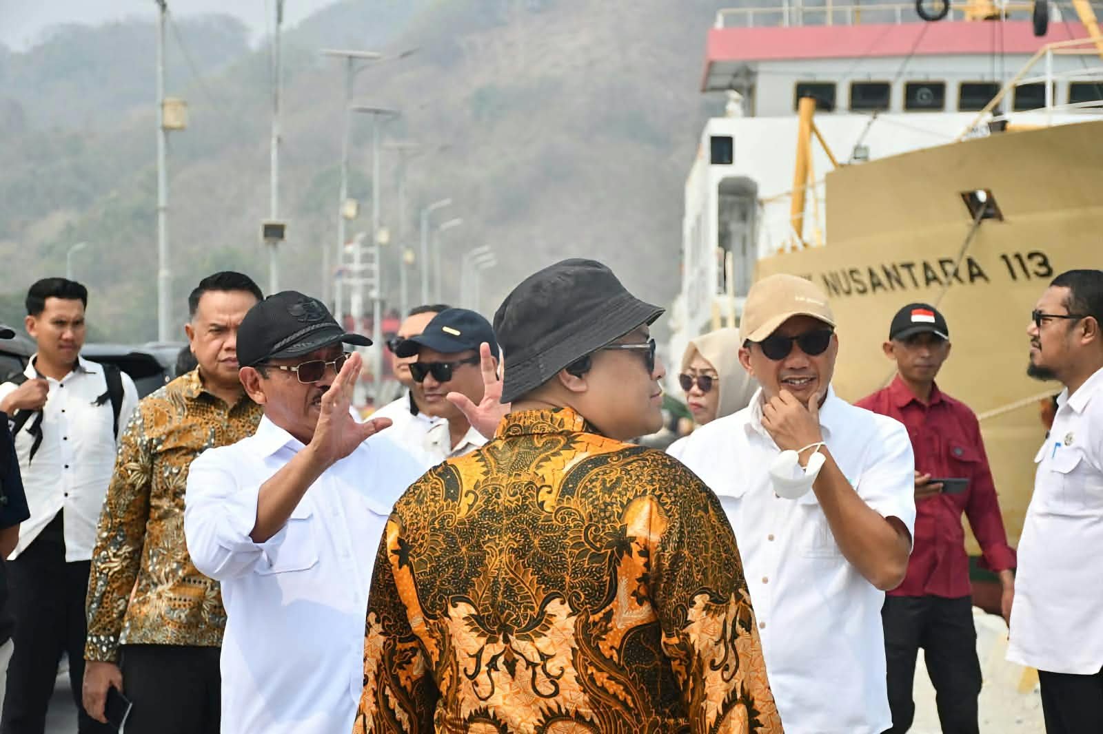 Komitmen Pemkab Boalemo Wujudkan Pelabuhan Tilamuta Jadi Pusat Konektivitas.(Foto: Arif)