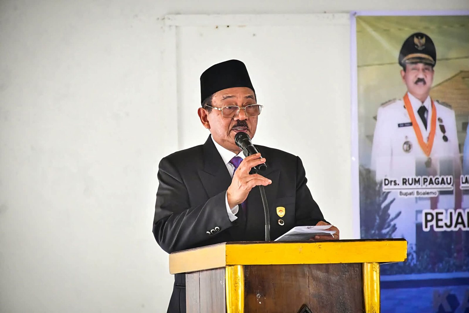 Bupati Kabupaten Boalemo, Rum Pagau.(Foto: Arif)