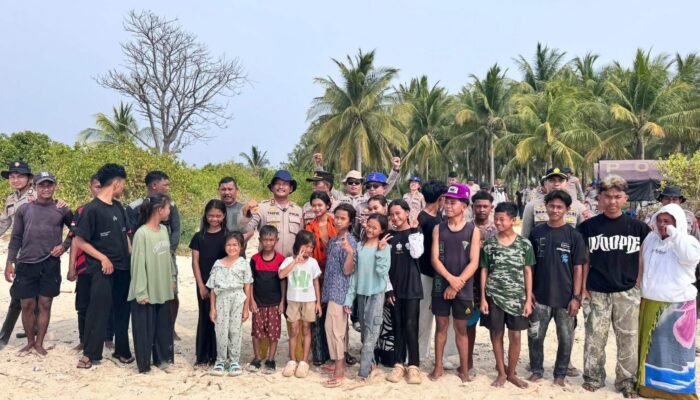 Peringati Sumpah Pemuda, Polres Boalemo Sulap Pulau Asiangi Jadi Aksi Peduli Laut