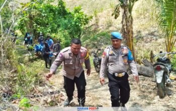 Pemuda 19 Tahun Ditemukan Tewas Gantung Diri di Pondok Kebun Boalemo.(Foto: Polres Boalemo)